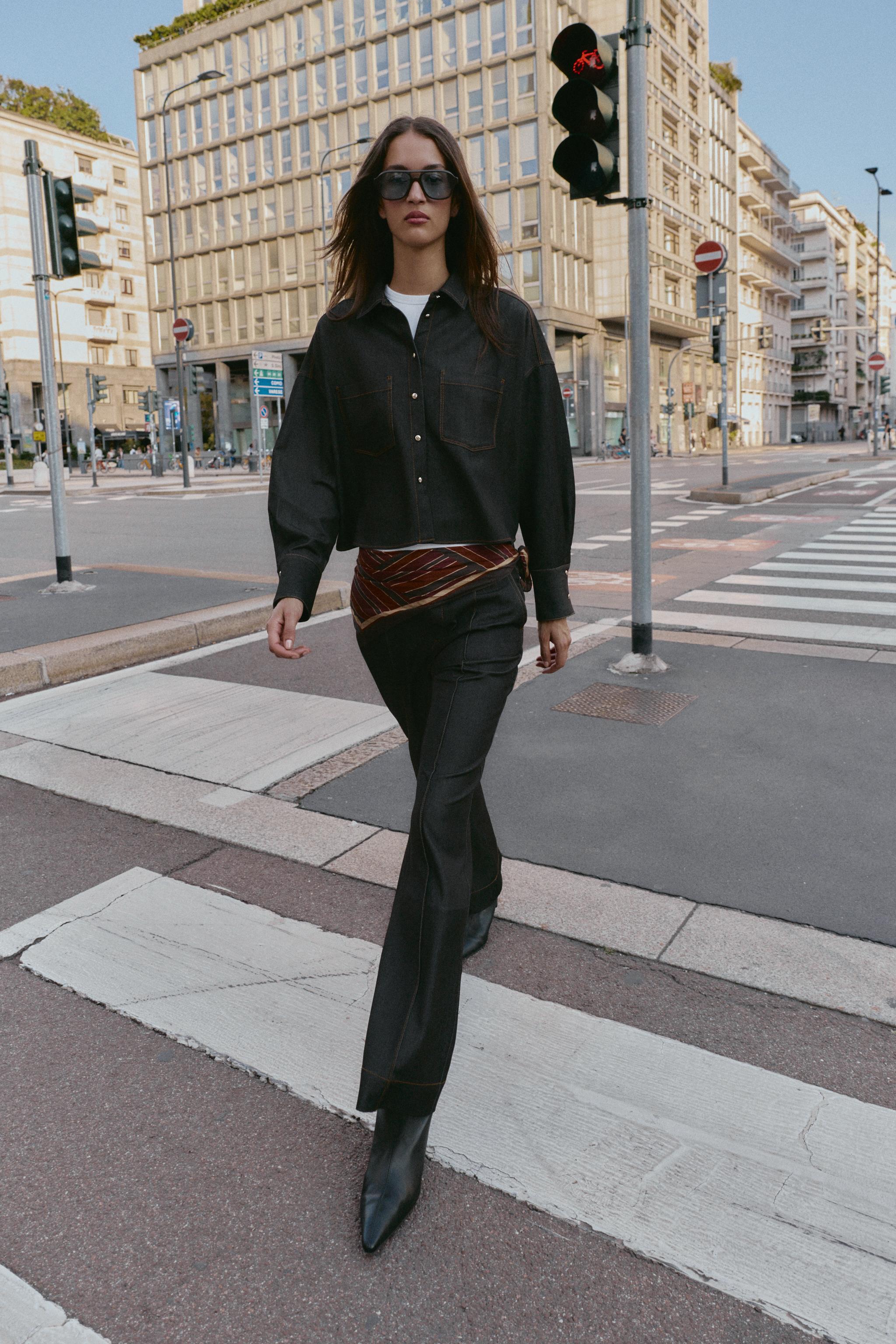 PANTALON NERVE SURPIQÛRES CONTRASTE